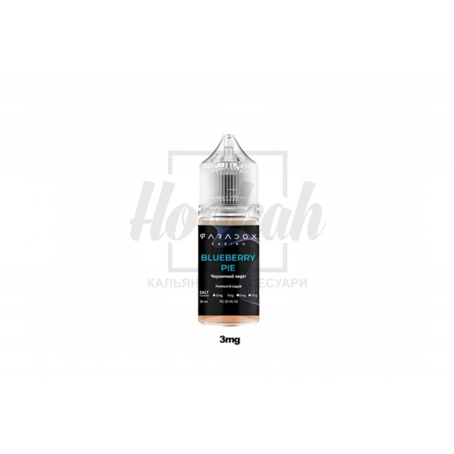  Жидкость Paradox Vaping Blueberry Pie (Черника Пирог) 30ml/30mg Salt Nic