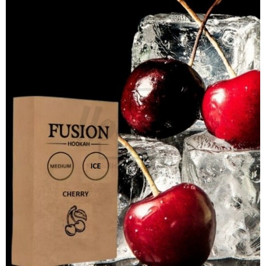 Тютюн Fusion Medium Ice Cherry (крижана вишня) 100 гр