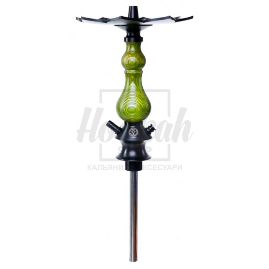Шахта для кальяна Karma 0.1 GREEN зеленая + блюдце
