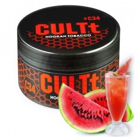 Тютюн CULT C34 Watermelon Lemonade (Арбуз Лимонад) 100 г Тютюн CULT C34 Watermelon Lemonade (Арбуз Лимонад) 100 г