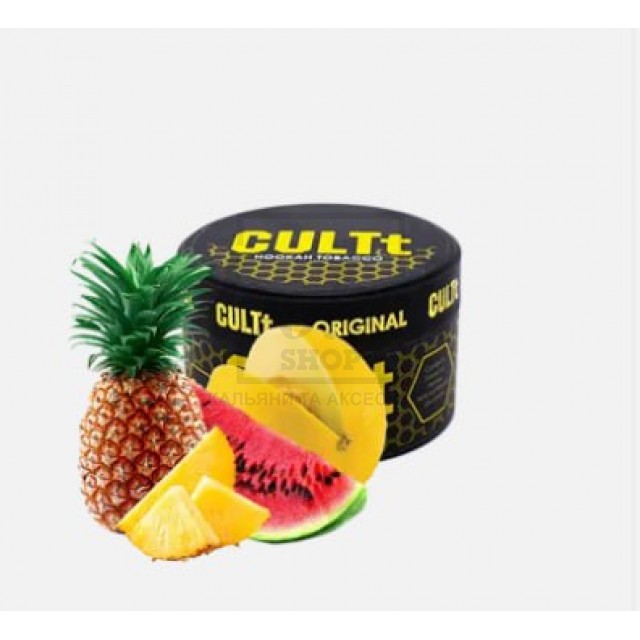 Тютюн Cult Medium M25 Tropicana (Ананас Арбуз Диня) 100гр Тютюн Cult Medium M25 Tropicana (Ананас Арбуз Диня) 100гр