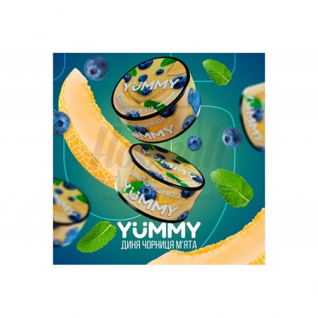 Заправка Yummy Диня, Чорниця, М'ята (Melon, Blueberry, Mint) 100 g. Заправка Yummy Диня, Чорниця, М'ята (Melon, Blueberry, Mint) 100 g.