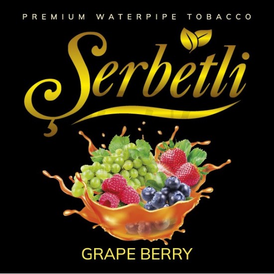 Тютюн Serbetli Grape Berry (Виноград Ягоди) 100гр Тютюн Serbetli Grape Berry (Виноград Ягоди) 100гр