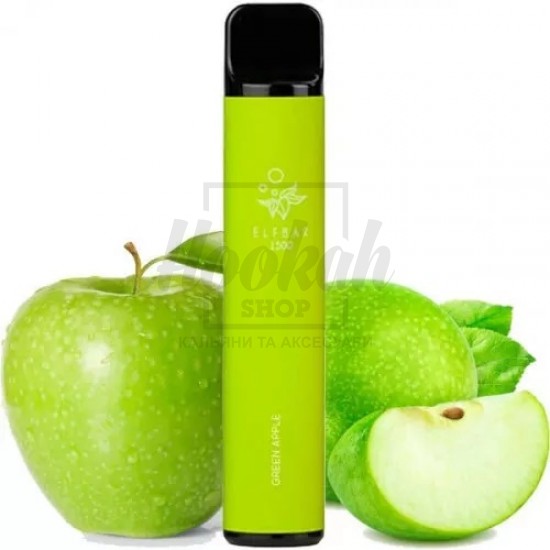 Електронна сигарета Elf Bar 1500 Green Apple (Зелене Яблуко) Електронна сигарета Elf Bar 1500 Green Apple (Зелене Яблуко)