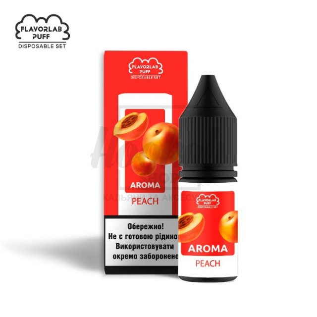 Рідина Набір Flavorlab Puff Peach (Персик) 10мл 5% Рідина Набір Flavorlab Puff Peach (Персик) 10мл 5%