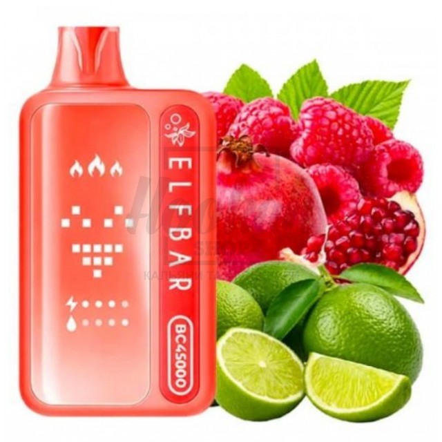 Электронная сигарета Elf Bar BC45000 Pomegranate Raspberry Lime (Гранат Малина Лайм)