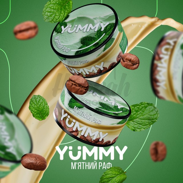 Тютюн Yummy Mint Raff (М'ятний Раф) 100 гр Тютюн Yummy Mint Raff (М'ятний Раф) 100 гр
