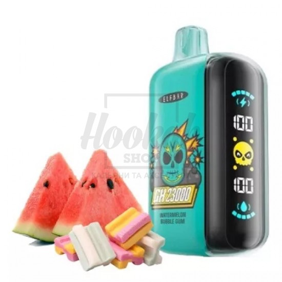 Електронна сигарета Elf Bar GH23000 Watermelon Bubble Gum (Кавунова Жуйка) Електронна сигарета Elf Bar GH23000 Watermelon Bubble Gum (Кавунова Жуйка)