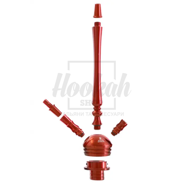 Кальян Kaya Elox 30CМ Clear Alum Plug Red 2S Кальян Kaya Elox 30CМ Clear Alum Plug Red 2S
