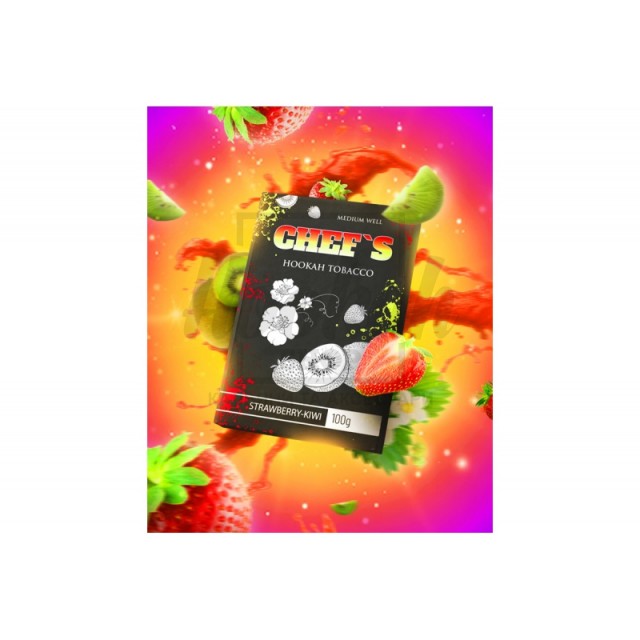 Заправка Chef's Strawberry Kiwi (Клубника Киви) 100 g. Заправка Chef's Strawberry Kiwi (Клубника Киви) 100 g.