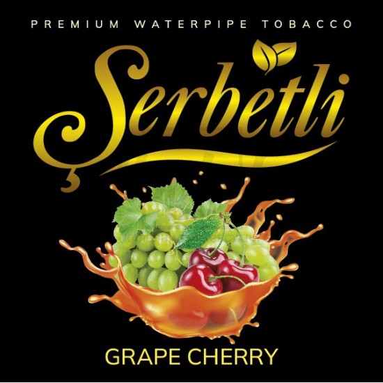 Тютюн Serbetli Grape Cherry (Виноград Вишня) 100 гр Тютюн Serbetli Grape Cherry (Виноград Вишня) 100 гр