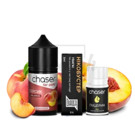 Рідина Набір Chaser Персик 30мол 5% Рідина Набір Chaser Персик 30мол 5%