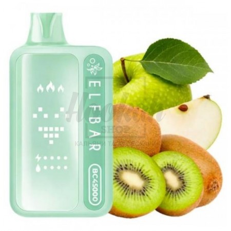 Електронна сигарета Elf Bar BC45000 Sour Apple Kiwi (Кисло Яблуко Ківі)