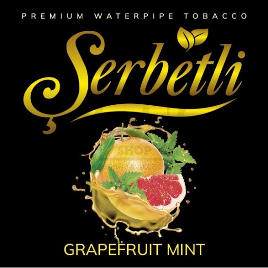 Тютюн Serbetli Grapefruit Mint (Грейпфрут М'ята) 100гр Тютюн Serbetli Grapefruit Mint (Грейпфрут М'ята) 100гр