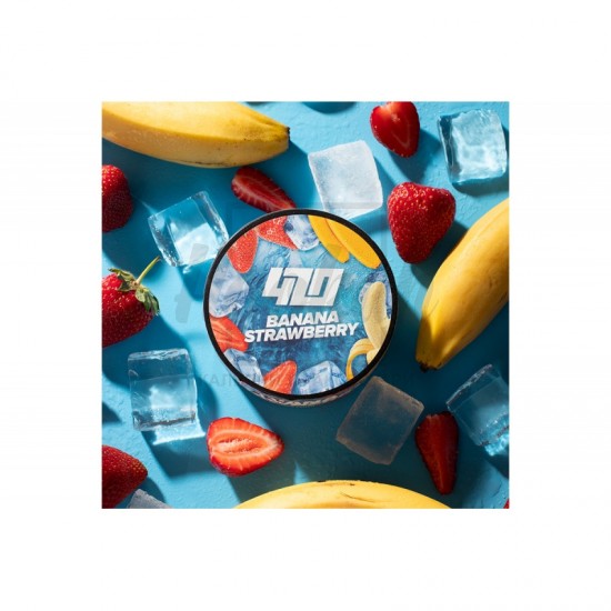 Заправка 420 Frost Line Banana Strawberry (Полуниця Банан) 100 g. 