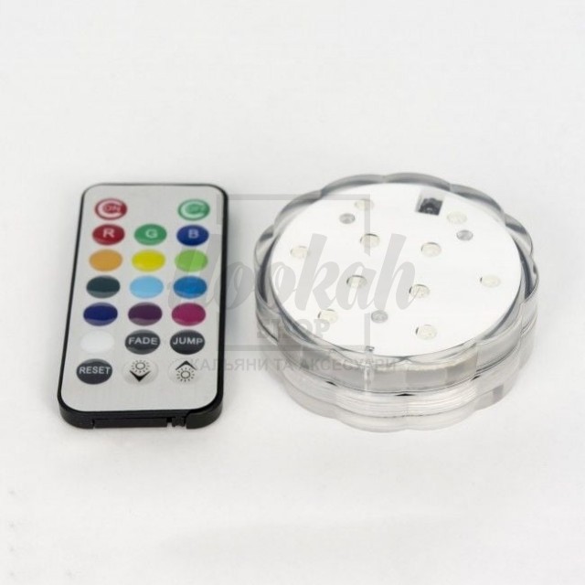 Підсвічування для кальяну Amy Deluxe на пульті керування