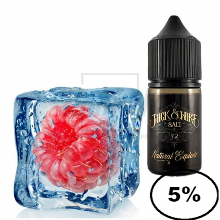 Рідина Wick&Wire Natural Explode (Кисла Малина) 30мл 5% Рідина Wick&Wire Natural Explode (Кисла Малина) 30мл 5%