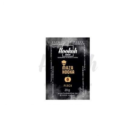 Заправка Maza Hooka Peach (Персик) 20 g. Заправка Maza Hooka Peach (Персик) 20 g.