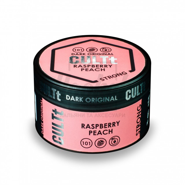 Тютюн CULT Strong DS101 Raspberry Peach (Малина Персик) 100 гр Тютюн CULT Strong DS101 Raspberry Peach (Малина Персик) 100 гр