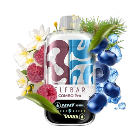 Електронна сигарета Elf Bar Combo Pro 30000 Jasmine Raspberry & Blueberry Ice (Жасмин Малина Чорниця Лід) Електронна сигарета Elf Bar Combo Pro 30000 Jasmine Raspberry & Blueberry Ice (Жасмин Малина Чорниця Лід)