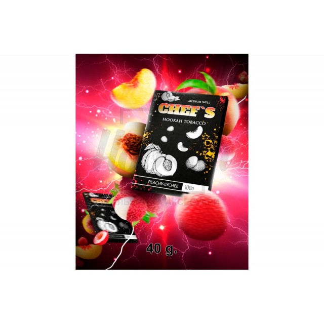 Заправка Chef's Peachy Lychee (Персик Лічі) 40 g. Заправка Chef's Peachy Lychee (Персик Лічі) 40 g.