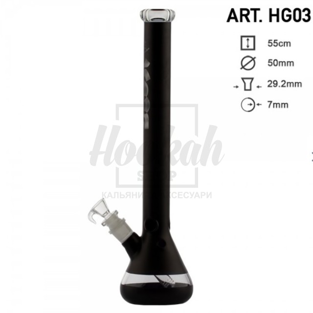 Бонг скляний Boost Pro Beaker Black