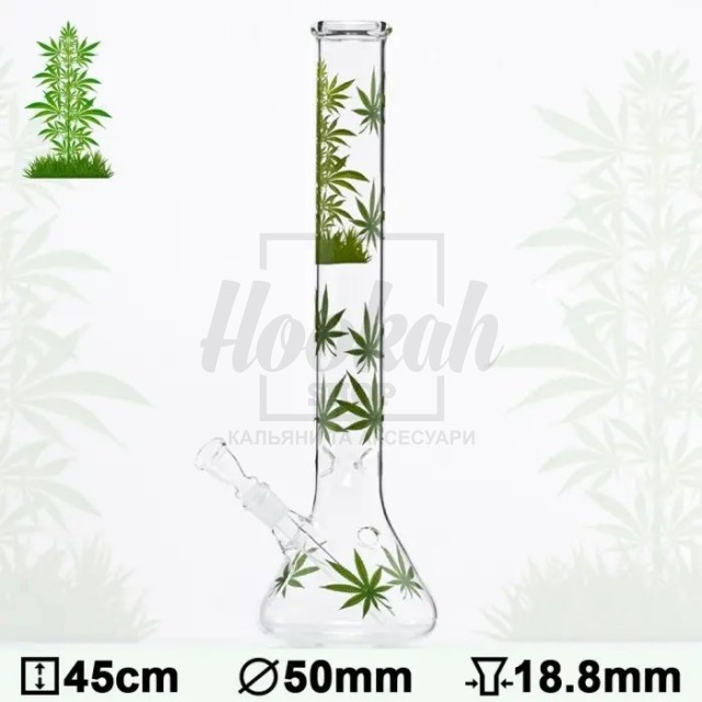 Бонг скляний Leaf Jhari Beaker