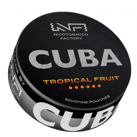 Снюс Cuba Black Tropical Fruit 43 mg/pouch 66 mg/g (Тропічні Фрукти)