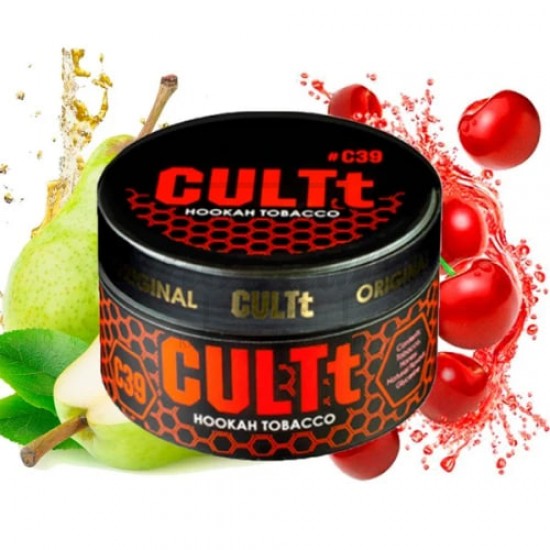 Тютюн CULT C39 Cherry Pear (Вишня Груша) 100 г Тютюн CULT C39 Cherry Pear (Вишня Груша) 100 г