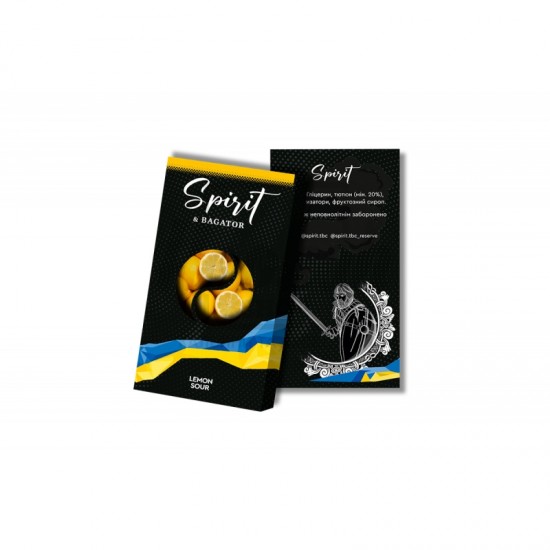  Заправка Spirit & Bagator Lemon Sour (Кислый Лимон) 40 g.