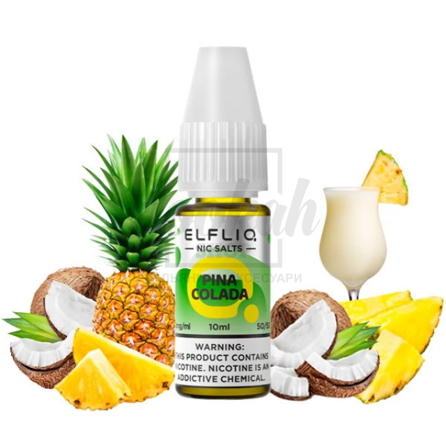 Рідина Elf Liq 5% 10мл Pineapple Colada (піна колада) Рідина Elf Liq 5% 10мл Pineapple Colada (піна колада)