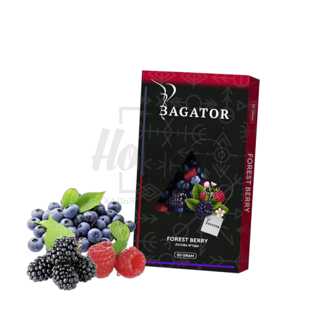 Бестабачная смесь Bagator Forest Berry (Лесные Ягоды) 50гр