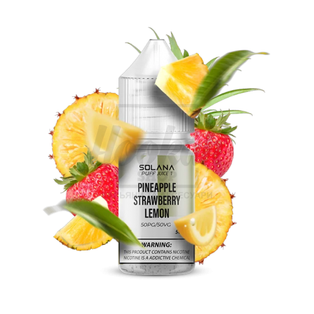 Жидкость SOLANA LIQUID Pineapple Strawberry Lemon (Ананас Клубника Лимон) 30мл 5% Жидкость SOLANA LIQUID Pineapple Strawberry Lemon (Ананас Клубника Лимон) 30мл 5%