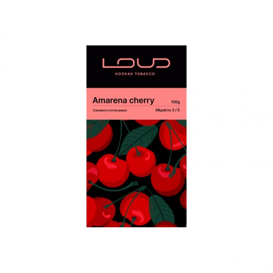  Заправка Loud Amarena Cherry (Сочная, Спелая Вишня) 100 g.