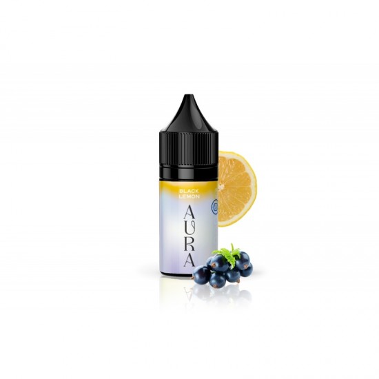  Жидкость Aura Set Original Black Lemon (Лимон, Смородина) 15ml/50mg Salt Nic