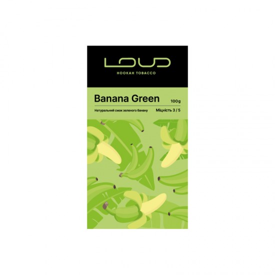  Заправка Loud Banana Green (Натуральный Вкус Зеленого Банана) 100 g.