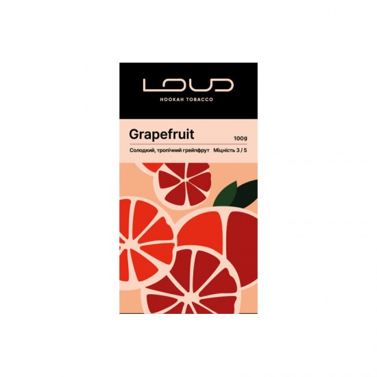 Заправка Loud Grapefruit (Солодкий, Тропічний Грейпфрут) 100 g. 