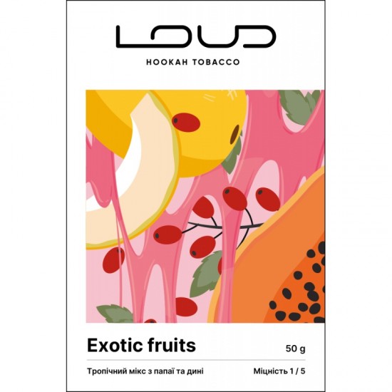  Заправка Loud Lite Exotic Fruits (Экзотические Фрукты) 50 g.