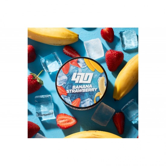 Заправка 420 Frost Line Banana Strawberry (Полуниця Банан) 100 g. 
