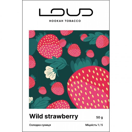  Заправка Loud Lite Wild Strawberry (Сладкая Земляника) 50 g.
