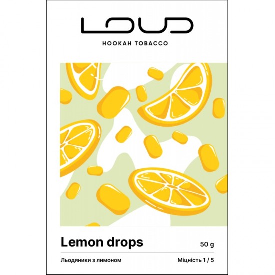 Заправка Loud Lite Lemon Drops (Льодяники з Лимоном) 50 g. 