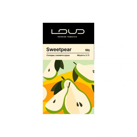 Заправка Loud Sweetpear (Солодка, Соковита Груша) 100 g. 