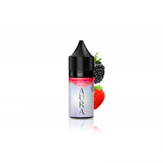  Жидкость Aura Set Original Straw & Black Berries (Клубника, Ежевика) 15ml/50mg Salt Nic