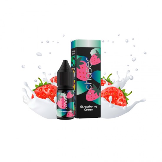  Жидкость Chaser Lux Strawberry Cream (Клубника со Cливками) 11ml/50mg Salt Nic