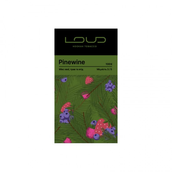  Заправка Loud Pinewine (Микс Хвои, Трав и Ягод) 100 g.